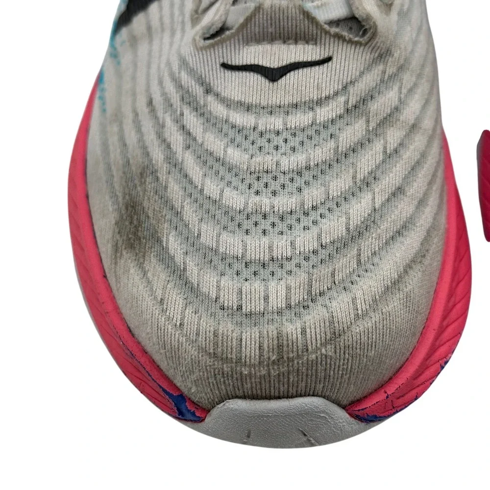 Hoka Mach 5 Men's Size 12 D Running Shoes White Blue Pink PROFLY+1127893 WSBB‎
